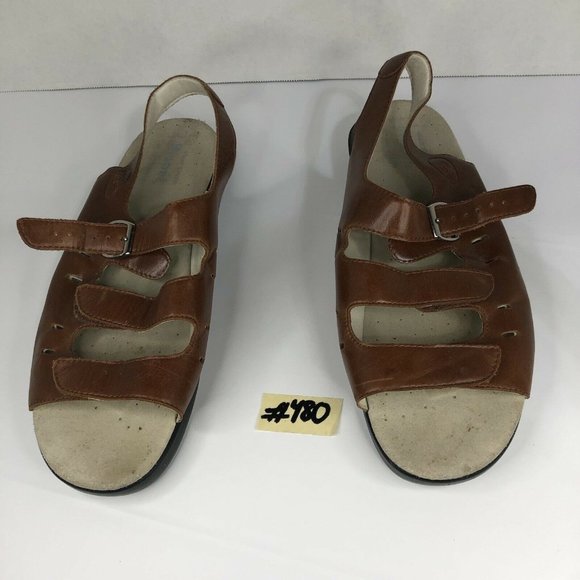PROPET 'Breeze Walker' Brown Slingback Comfort Sandals Women's Size 11 - Picture 2 of 6